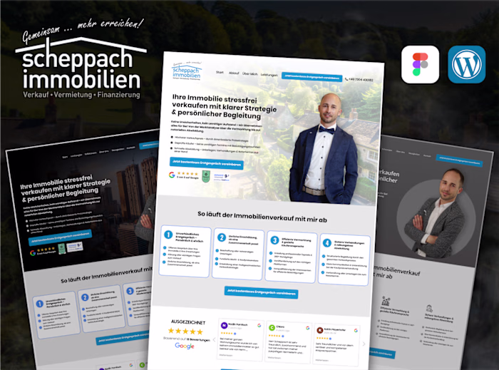 Property Seller Website UI/UX Design & CMS Development