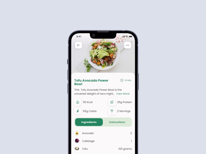Core Fuel — Healthy Recipe App UX