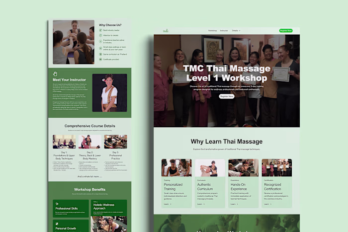 Landing Page Design & Development