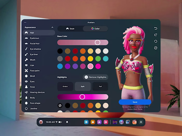 Sonic Experience for Meta Avatars