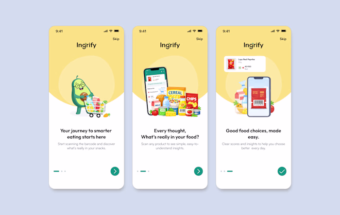 Ingrify – AI-Powered Food Insights App Design