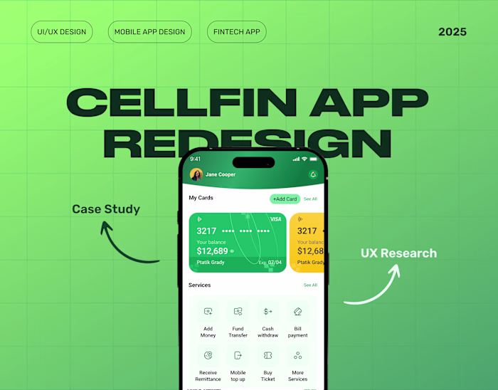Cellfin App Case Study : Reimagining Fund Transfer