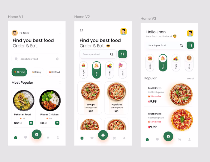 Food Application Explorations 