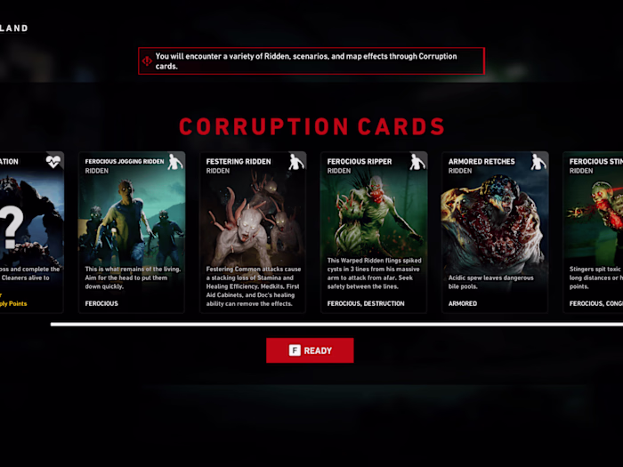 Back 4 Blood: 7 Tips to Survive Any Corruption Card