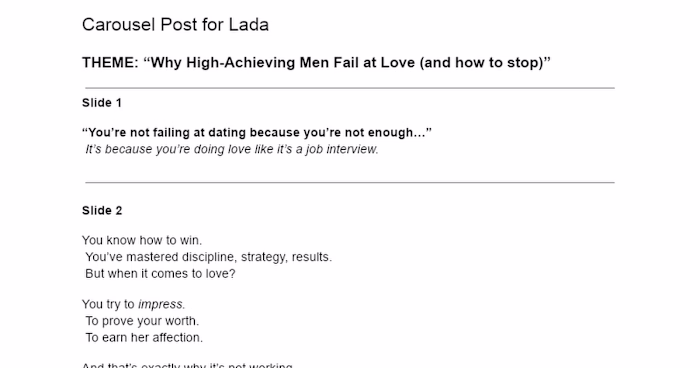  carousel post - Why High-Achieving Men Fail at Love