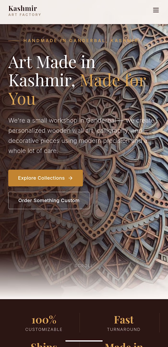Developed a full stack webapp