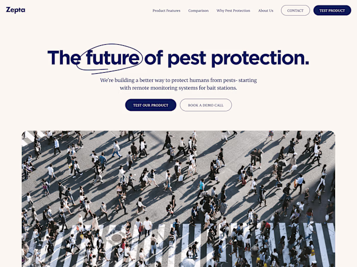 Zepta – B2B SaaS startup website