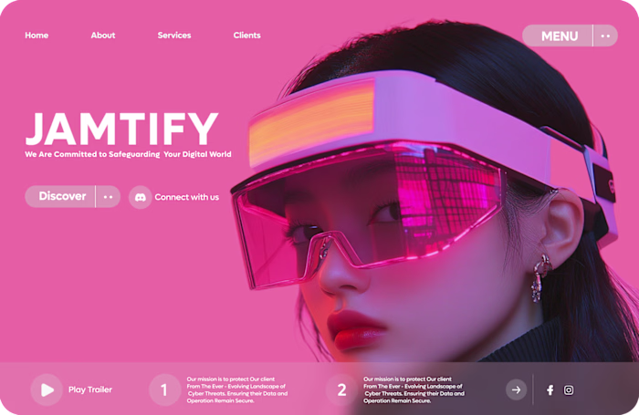 Futuristic UI/UX Design for Web & Mobile