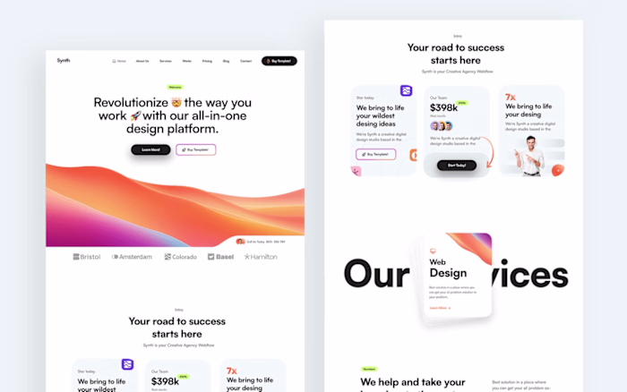 Framer Website For Creative Agency