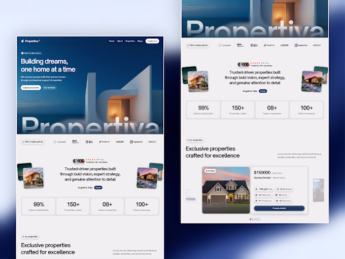 Submitted another real estate @Framer template to the market...