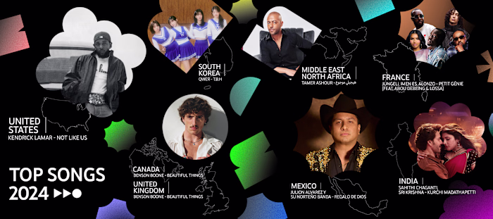 YouTube Music - End of Year Wrapped Social Assets