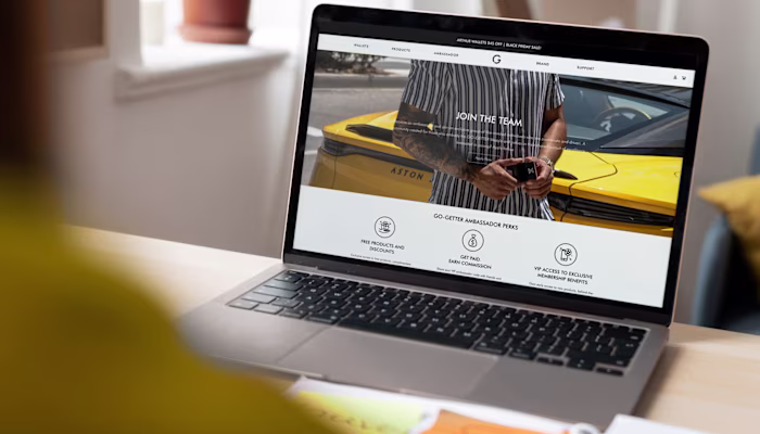 Web Design - Go Getter Wallets
