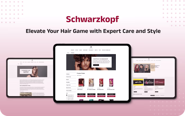 E-commerce beauty product website I Store design