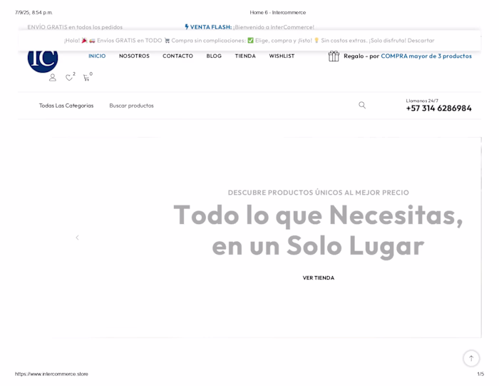 E-commerce Content & Copywriting for InterCommerce