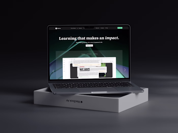 Thrive Learning: Build a new website to improve conversion