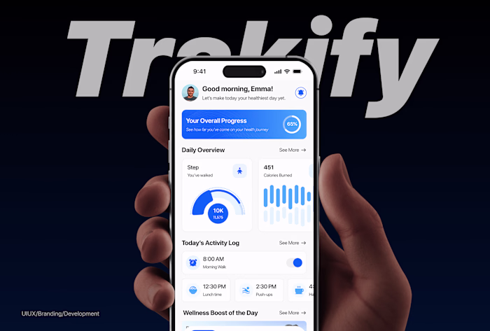 Fitness Tracker Mobile App Design