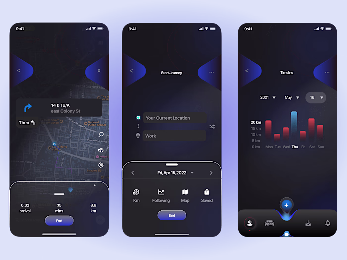 Mobile Navigator UI/UX