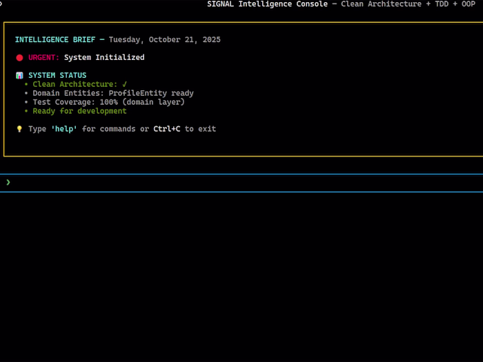 🧩 Signal Intelligence Console — My Experimental AI-Powered ...