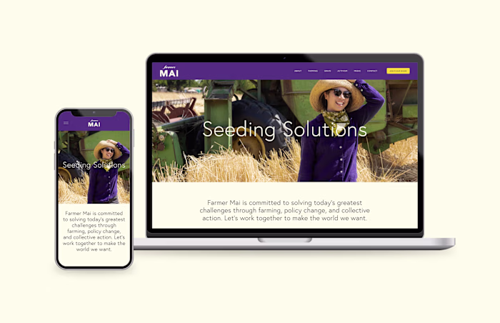 Farmer Mai: Website Redesign