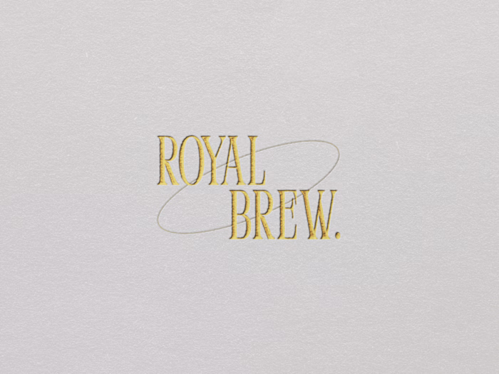 Royal Brew: Visual Identity and Packaging Design.