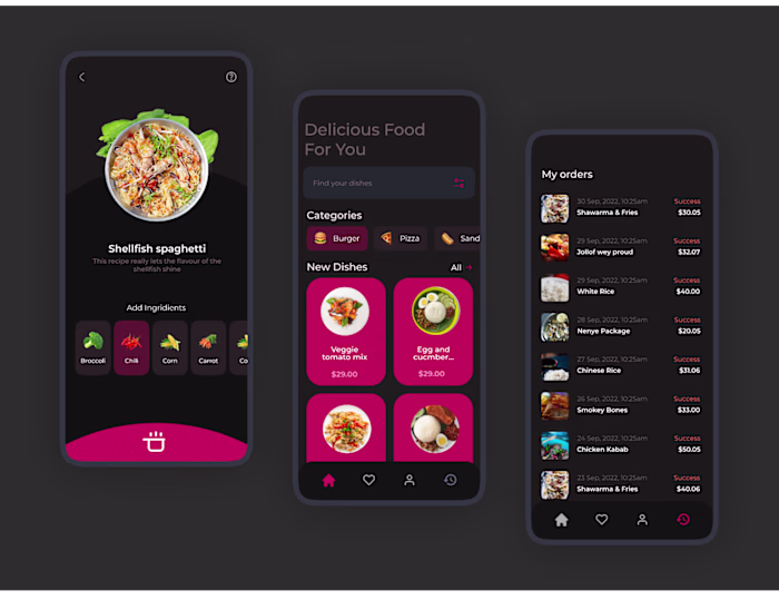 Food and kitchen-focused mobile app