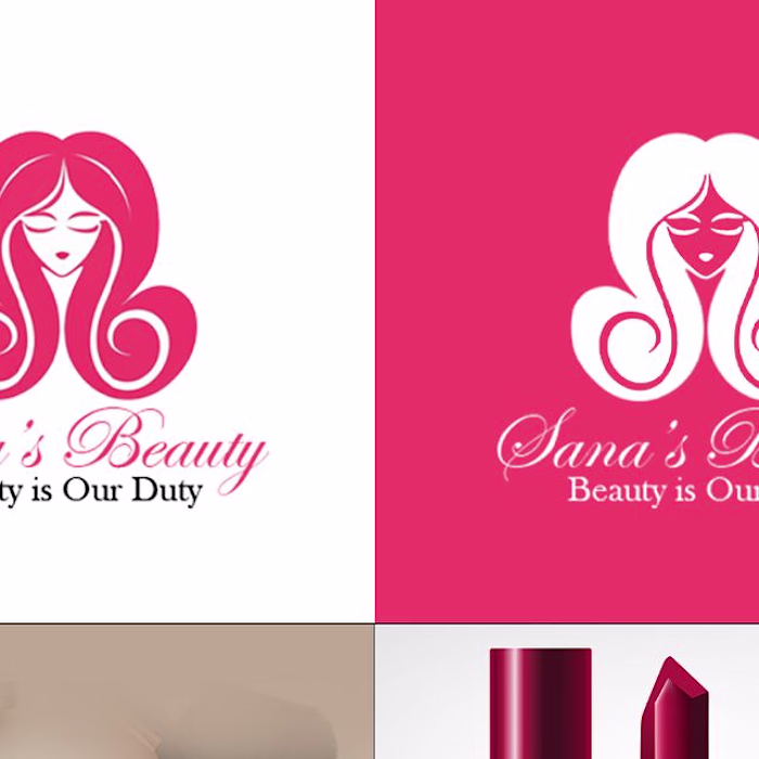 Design It Down on Instagram: “Logo for Sana’s Beauty Salon with…