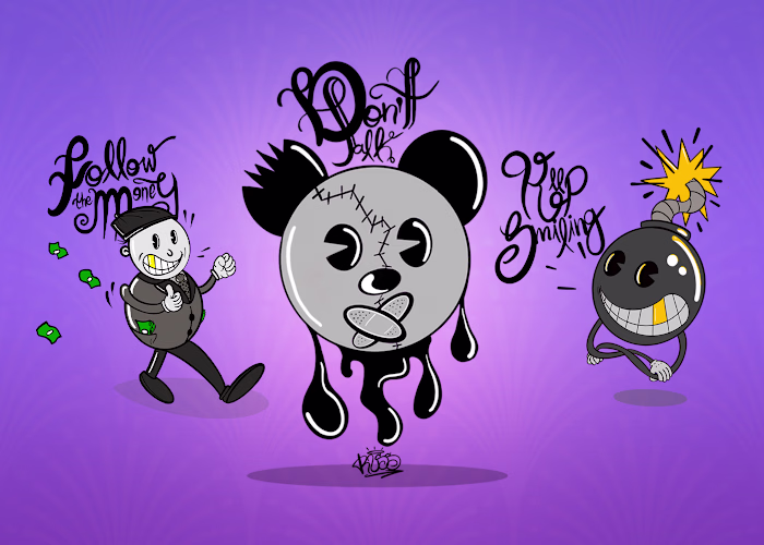 30's Illustrations Concept