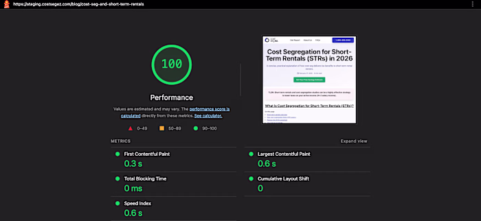 Most developers chase Lighthouse scores