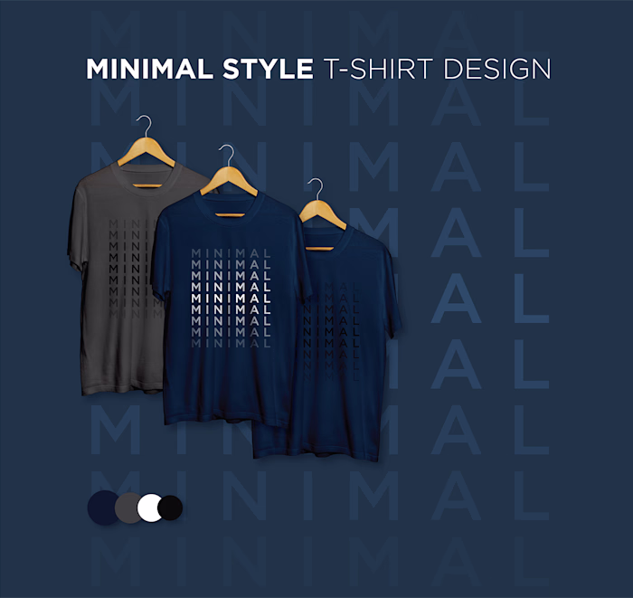 Minimal and unique t-shirt design on Behance
