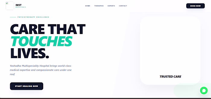 Designed a clean and professional