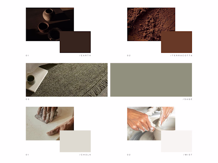 Gharko case study · Colour story Before I touched layout for...
