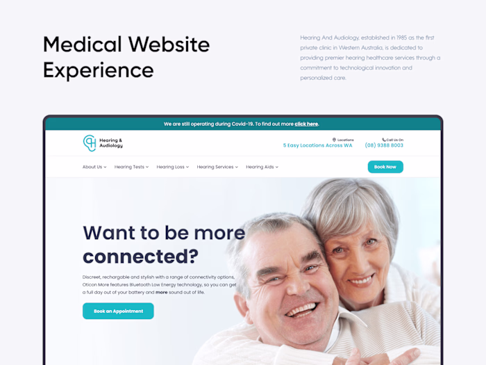 Medical Website Experience on Behance
