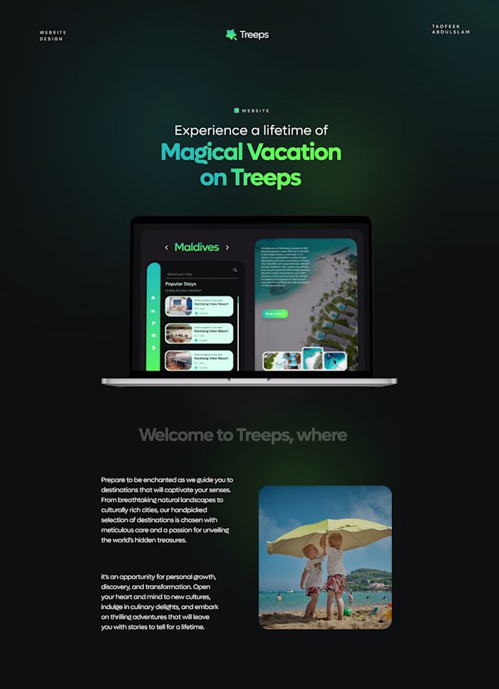 Treeps: Experience a lifetime of Magical Vacation Trips