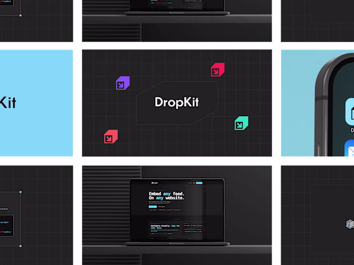 Brand Identity and Website Design for DropKit