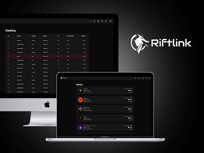 Riftlink - Gaming Social Network