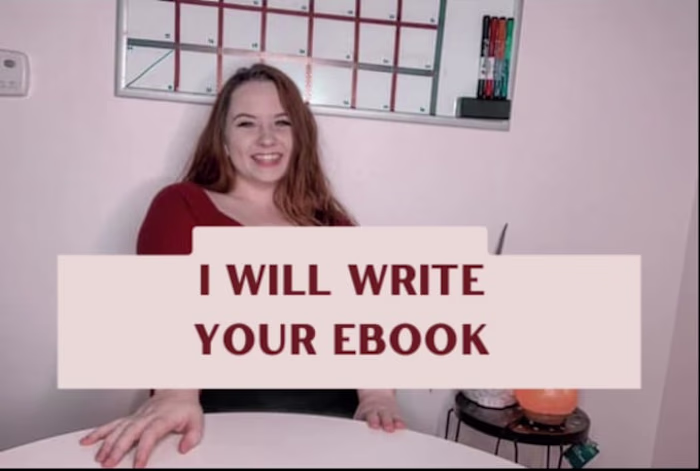 I will be your ebook ghost writer for $40 on fiver