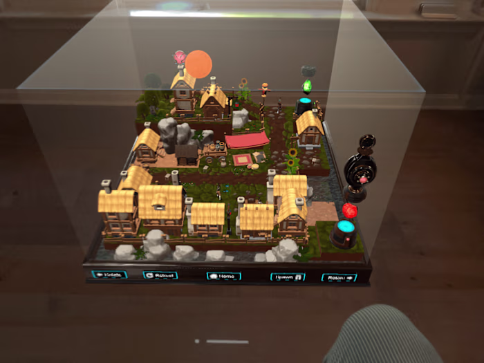 Tabletop Chronicle World - Apple Vision Pro Game App