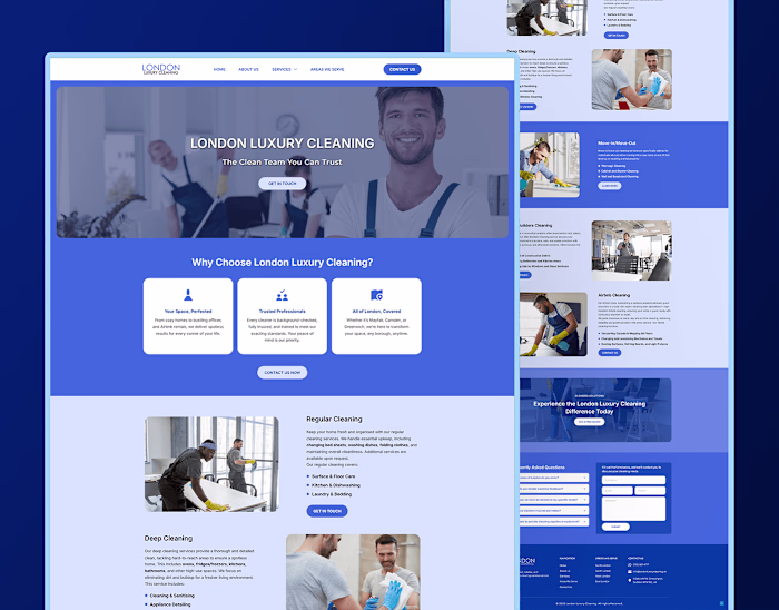 Cleaning Company Website Design