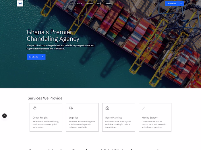 Oscar Marine Services | Website