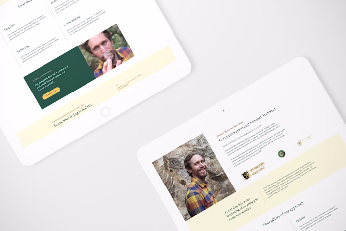 Coach Website Template / 2019