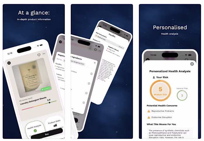 ALVA - personal product risk scanner
