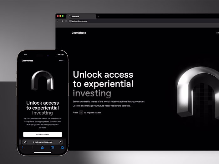 Cosmicbase - Web Design