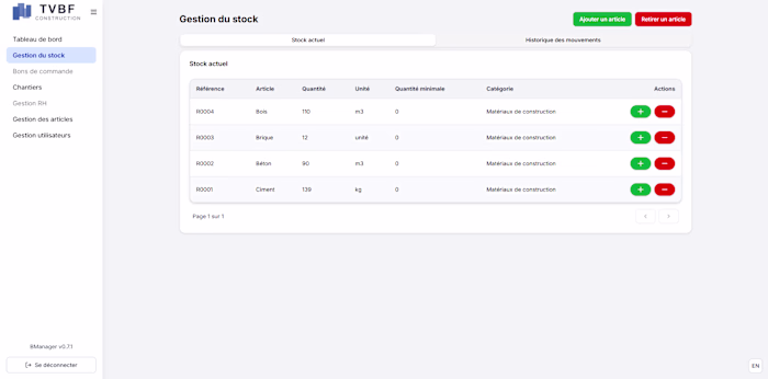 Construction Company Management CRM
