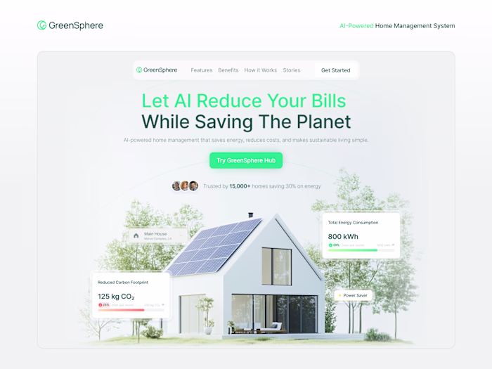 GreenSphere: Brand Identity & Website