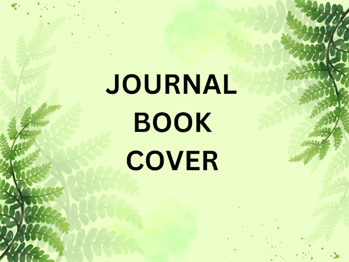 I will create journal cover design

