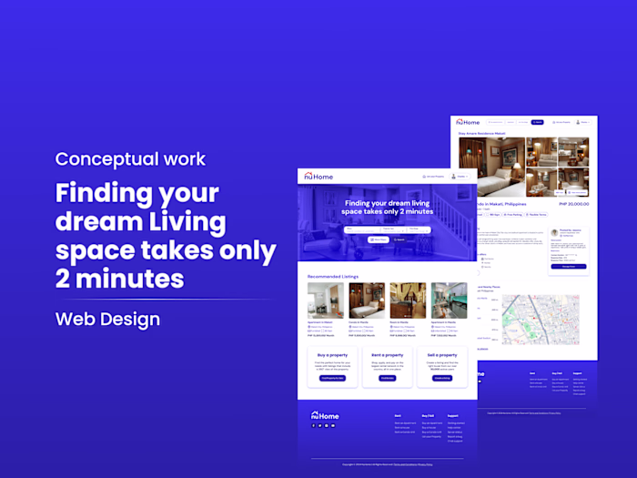 Finding your dream Living space takes only 2 minutes.