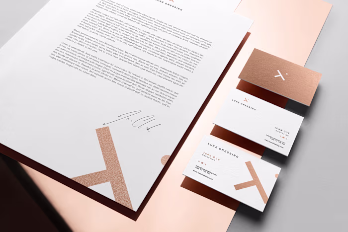 Luxe Dressing - Branding & Website