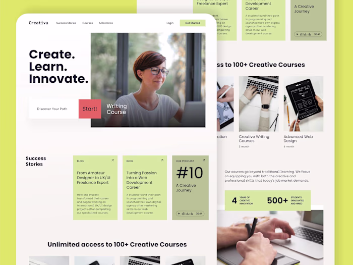 SaaS Landing Page Design and Implementation in Webflow