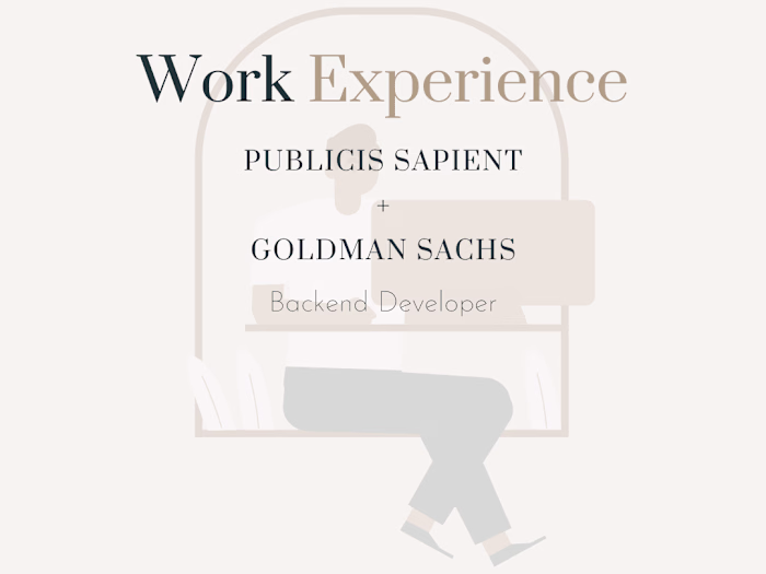 Backend Engineer | Publicis Sapient + Goldman Sachs
