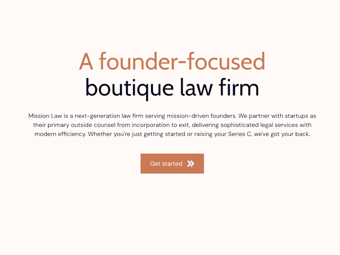 Mission Law Website Development